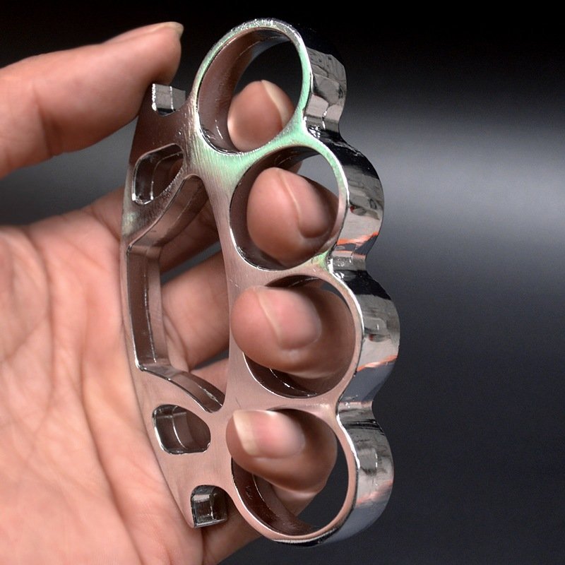 O1CN01b5kyIg1CavVyqctk6_2212435160098-0-cib.jpg Medium Thick Round Head Four-Finger Knuckle Duster,schlagring – Bild 1