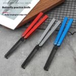 Edelstahlkamm, Aluminiumgriff, bungs-CSGO,Butterfly trainer