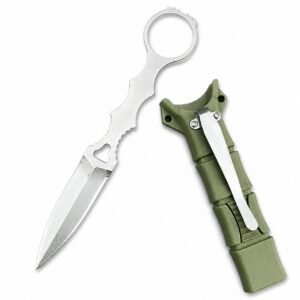 Feststehendes Messer, Klinge aus rostfreiem Stahl mit Kydex-Scheide, Camping, tragbar, Überleben, taktische Multitools, Hand-EDC-Messer