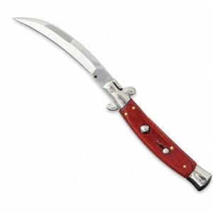 9 Zoll italienisches Stiletto-Messer – Springmesser mit Palisandergriff
