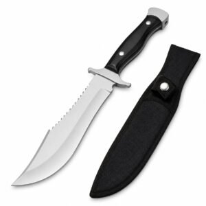 Jungle Wolf Foreign Trade Edition Messer mit feststehender Klinge aus schwarzem Titan