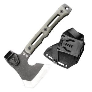 Full Tang Camping-Überlebensbeil – Outdoor-Utility-Axt mit Hammerrücken